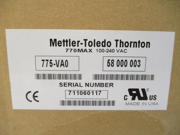 METTLER TOLEDO 775-VA0 58000003 100-240VAC NSMP