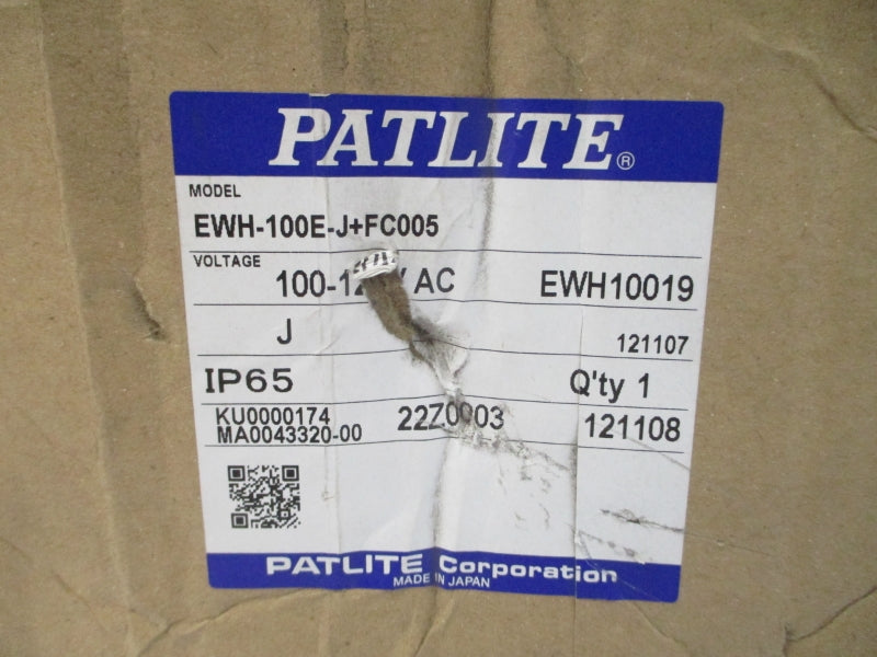 PATLITE EWH-100E-J+FC005 100-120VAC NSMP