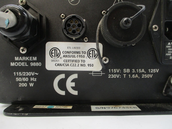 MARKEM 9880 115/230V 3.15/1.6A UNMP
