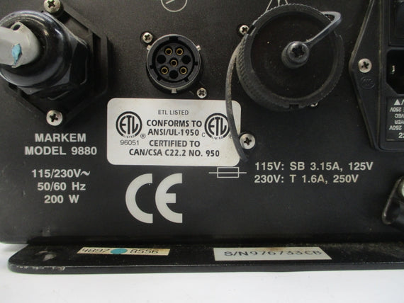 MARKEM 9880 115/230V 3.15/1.6A UNMP