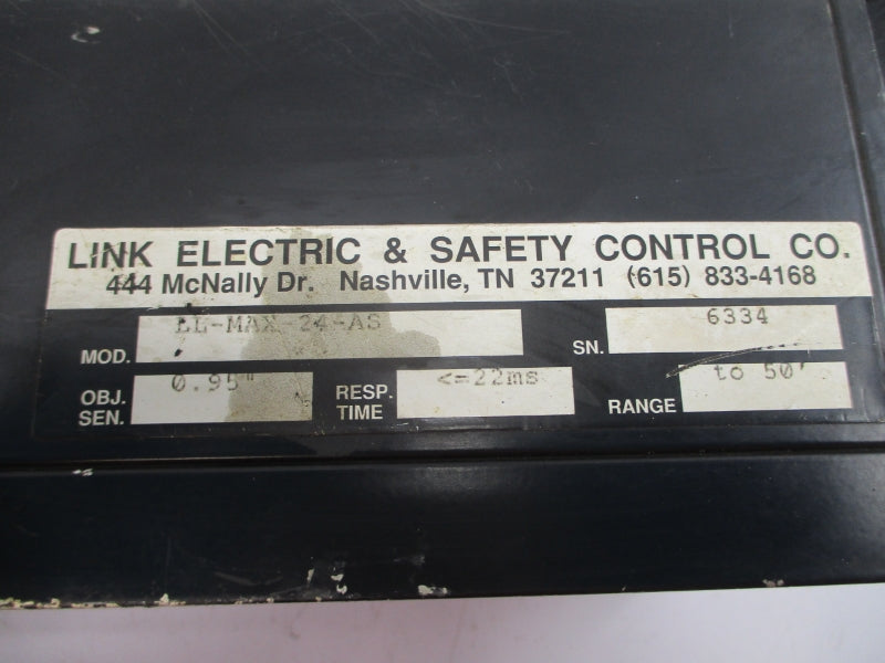 LINK ELECTRIC & SAFETY CONTROL LL-MAX-24-AS UNMP