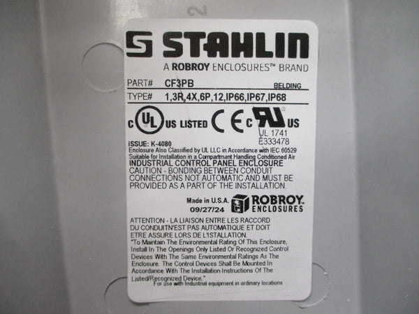 STAHLIN CF3PB NSMP