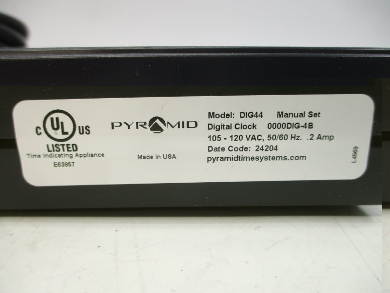 PYRAMID DIG-4B DIG44 105-120VAC .2 NSMP