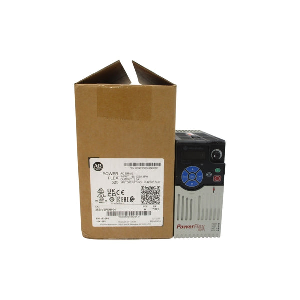 ALLEN BRADLEY 25B-V2P5N104 SER. A F/W 7.001 100-120VAC 2.5A NSMP