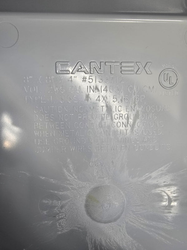 CANTEX 5133712 8"X8"X4" NSMP
