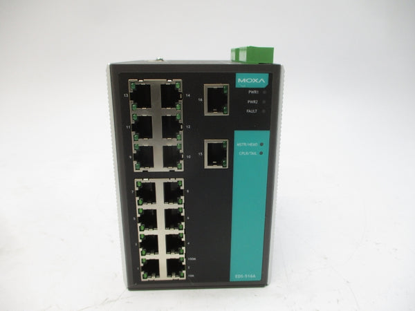 MOXA EDS-516A 3093000000072 12-45VDC 1.59A NSMP