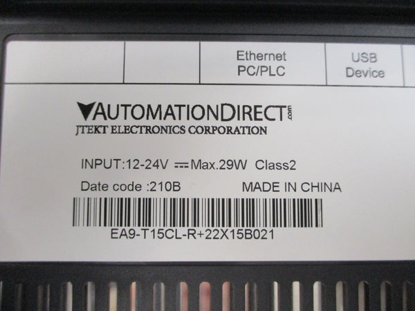 AUTOMATION DIRECT EA9-T15CL-R EA9-T15CL-R+22X15B021 12-24V NSMP