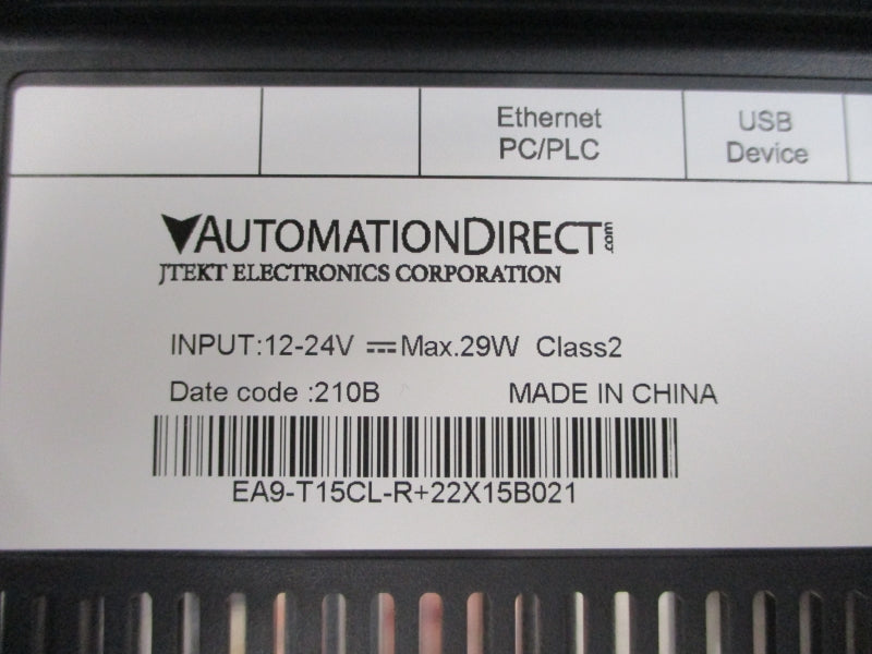 AUTOMATION DIRECT EA9-T15CL-R EA9-T15CL-R+22X15B021 12-24V NSMP