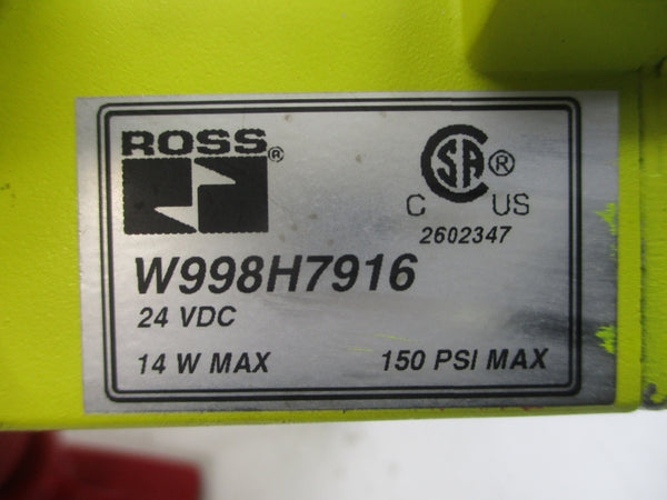 ROSS Y2773A4082W 24VDC 150PSI NSMP