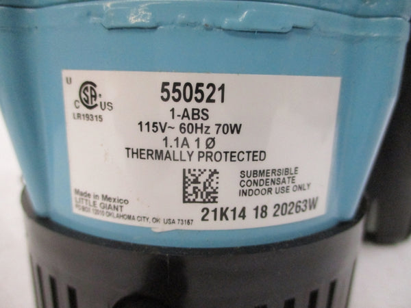 LITTLE GIANT 550521 1-ABS 115V 1.1A NSMP