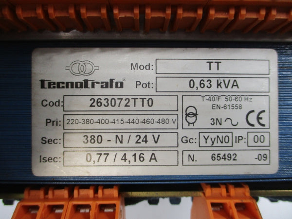 TECNOTRAFO TT 263072TT0 480V NSNP