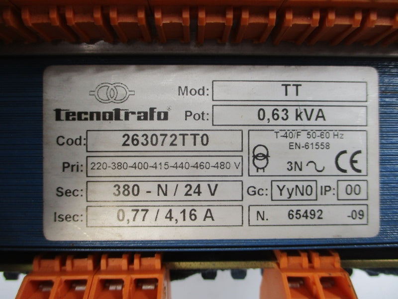 TECNOTRAFO TT 263072TT0 480V NSNP