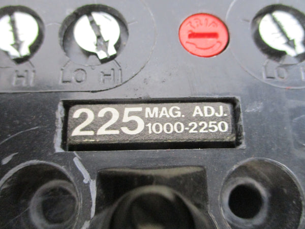 GENERAL ELECTRIC THFK236225 600VAC 225A UNMP