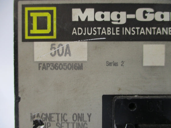 SQUARE D FAP36050I6M SER. 2 600VAC 50A UNMP