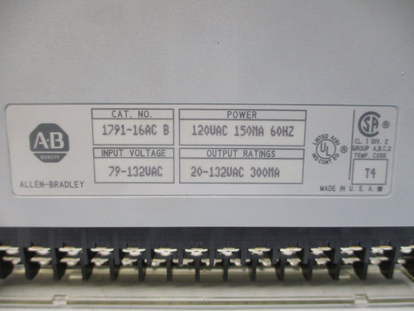 ALLEN BRADLEY 179116AC SER. B 79-132VAC NSMP