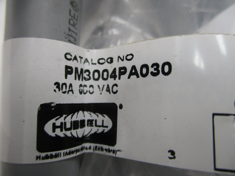 HUBBELL PM3004PA030 600VAC 30A NSMP