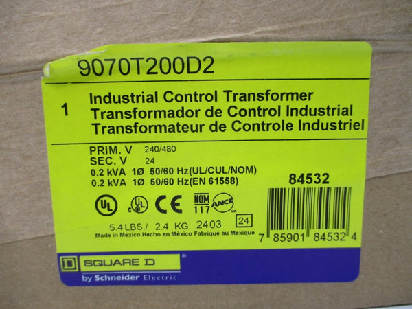 SQUARE D 9070T200D2 240/480V NSFS