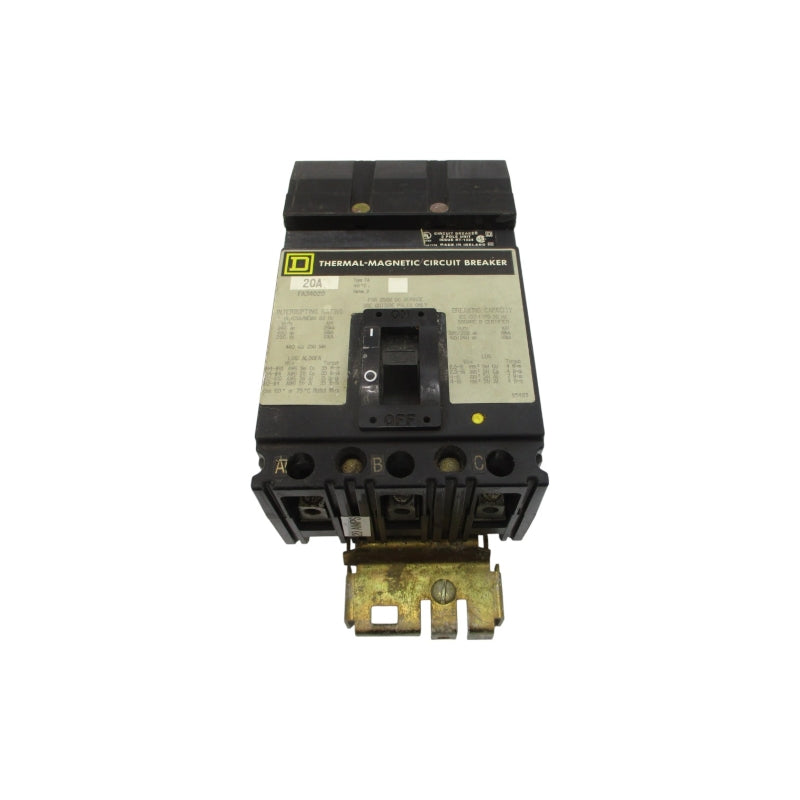 SQUARE D FA34020 SER. 2 480VAC 20A UNMP