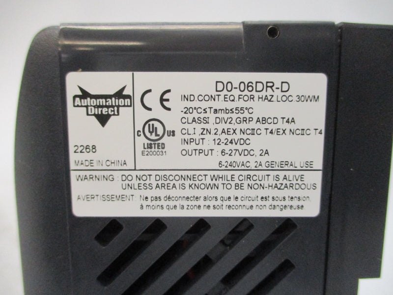 AUTOMATION DIRECT D0-06DR-D 12-24VDC NSMP
