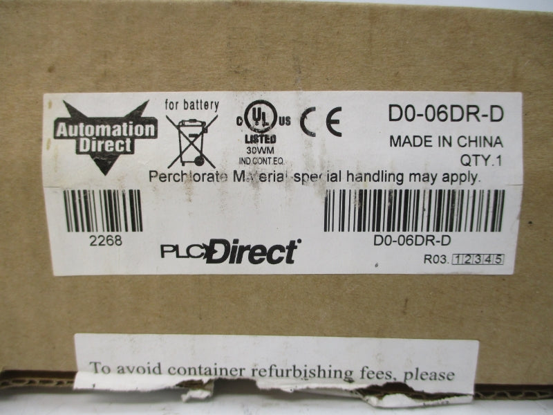 AUTOMATION DIRECT D0-06DR-D 12-24VDC NSMP