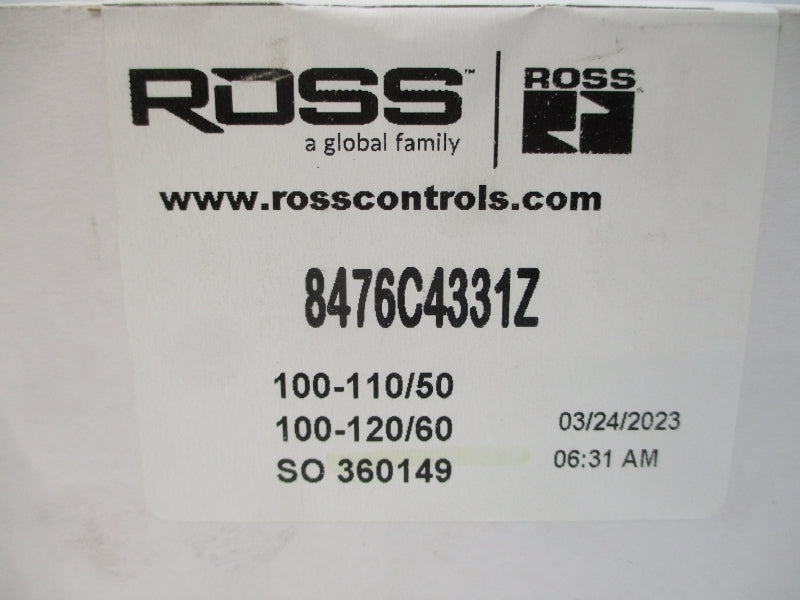 ROSS 8476C4331Z 100-120V NSFS