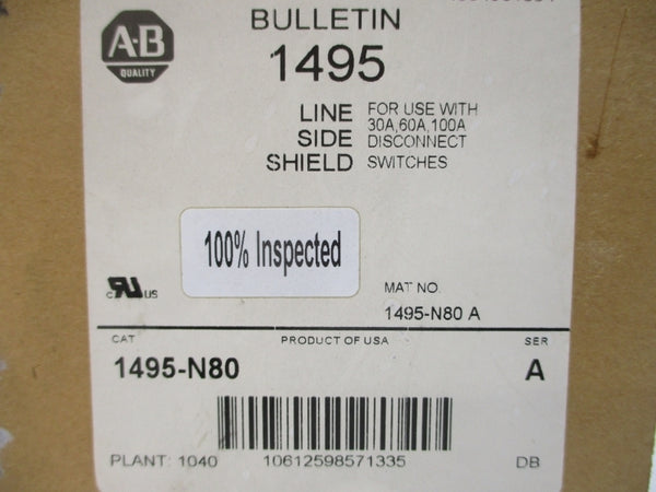 ALLEN BRADLEY 1495-N80 SER. A (BR/WH) NSMP