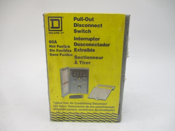 SQUARE D UFP222R SER. G01 240VAC 60A NSMP
