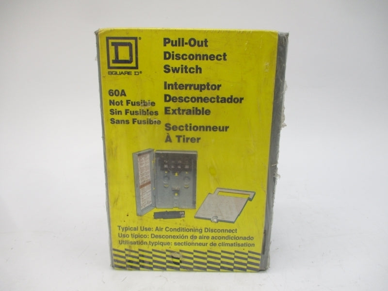 SQUARE D UFP222R SER. G01 240VAC 60A NSMP