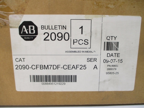 ALLEN BRADLEY 2090-CFBM7DF-CEAF25 SER. A (BR/WH) NSMP