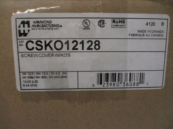 HAMMOND MANUFACTURING CSKO12128 NSMP