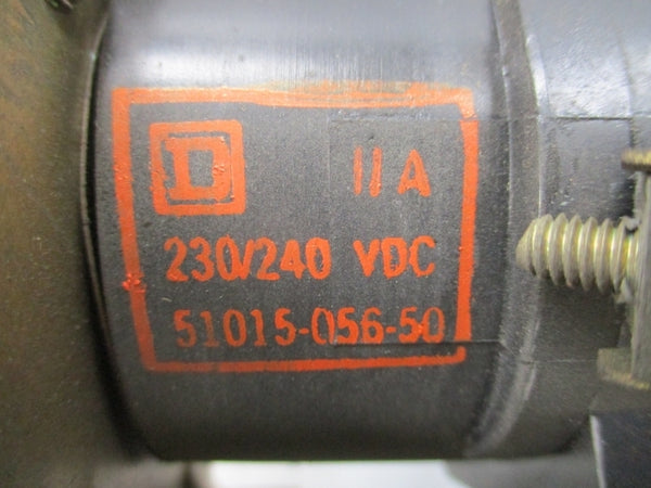 SQUARE D 7004 MXC03 51015-204-505360 SER. A 230/240VDC 25A UNMP