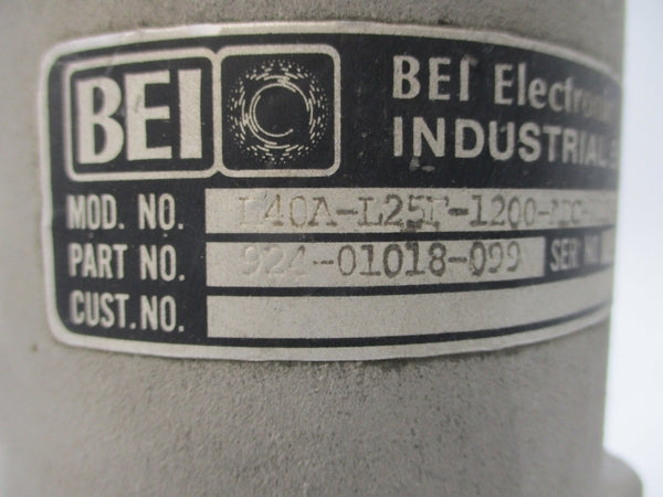 BEI H40A-L25F-1200-ADC-7830-C-S 924-01018-099 UNMP