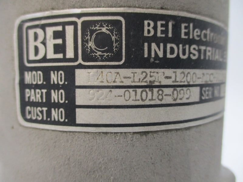 BEI H40A-L25F-1200-ADC-7830-C-S 924-01018-099 UNMP
