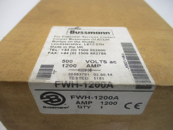 BUSSMANN FWH-1200A 500VAC 1200A NSMP