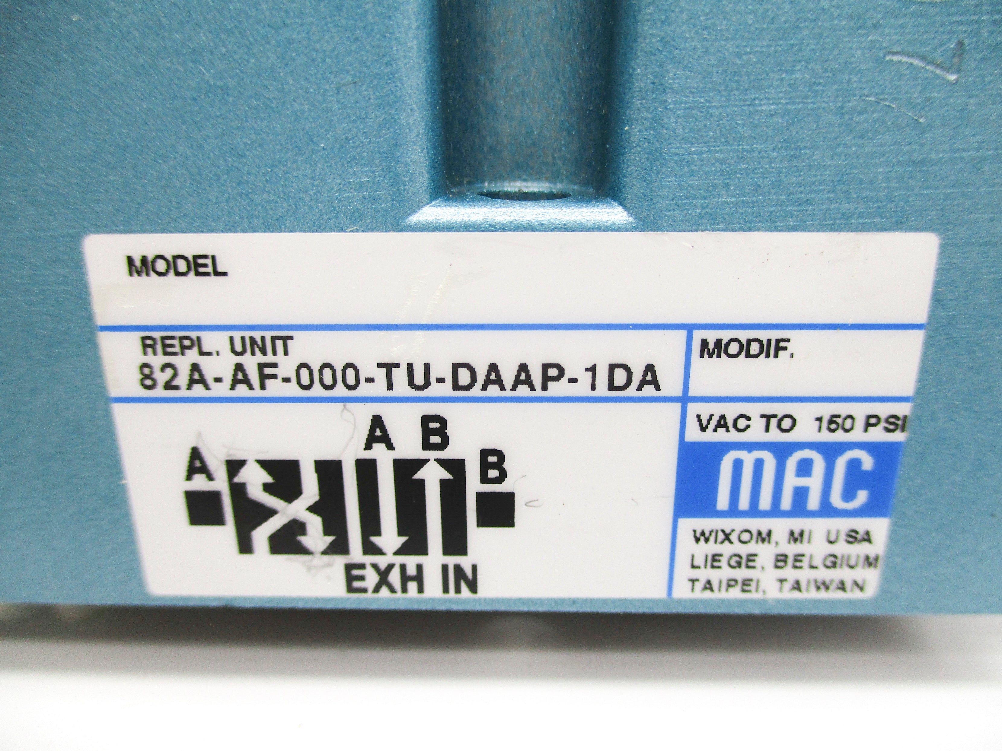 MAC 82A-AF-000-TU-DAAP-1DA 110/120V 150PSI NSNP