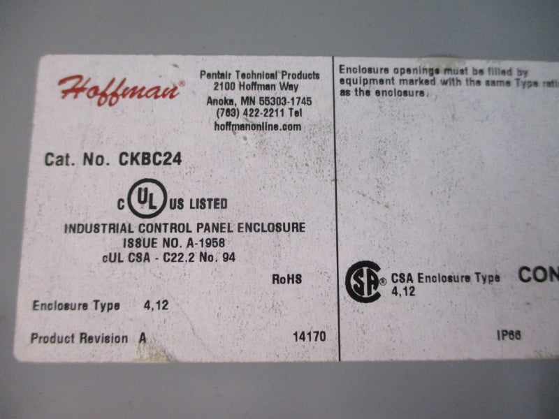 HOFFMAN CKBC24 NSMP