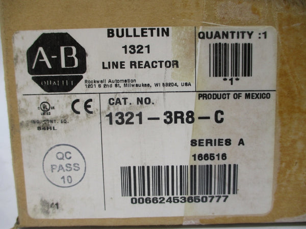 ALLEN BRADLEY 1321-3R8-C SER. A 600V (BR/WH) NSMP