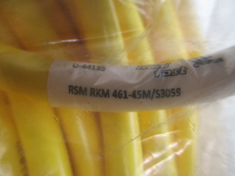 TURCK RSM RKM 461-45M/S3059 600V 10A NSMP
