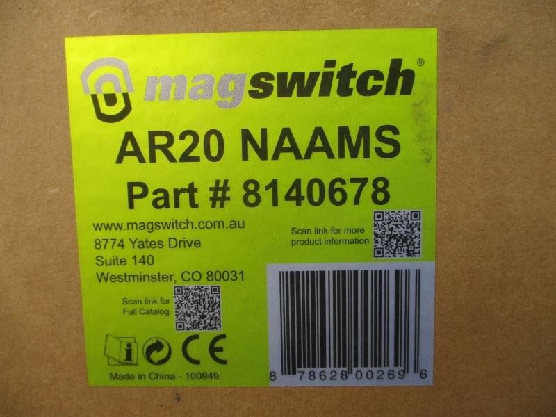 MAGSWITCH AR20 NAAMS 8140678 REV. 12 NSMP