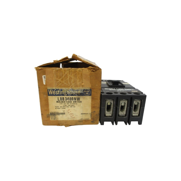 WESTINGHOUSE LBB3400NW 179C809G34 600VAC 400A NSMP