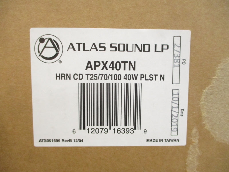 ATLAS SOUND APX40TN 100V NSMP