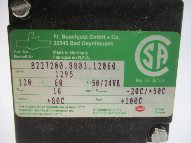 PNEUMATIC PRODUCTS PDV400 120V 3-230PSI NSMP