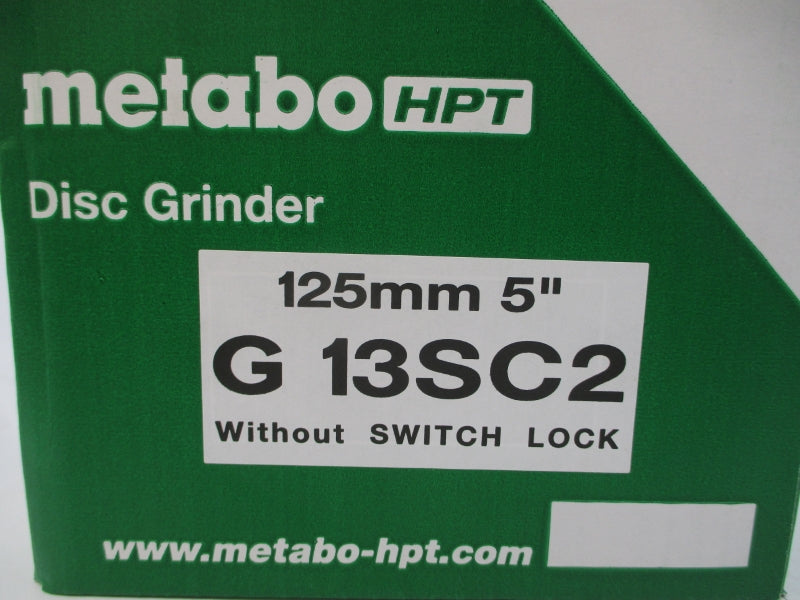 METABO HPT G 13SC2 Q9Y 115V 5" NSMP