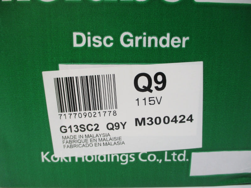 METABO HPT G 13SC2 Q9Y 115V 5" NSMP
