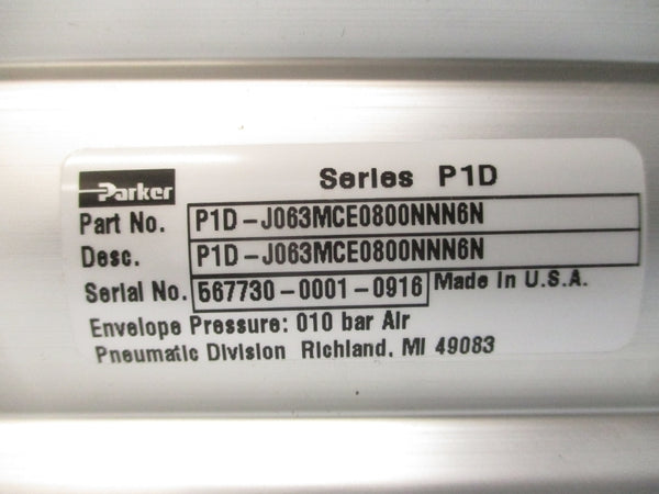 PARKER P1D-J063MCE0800NNN6N SER. P1D NSNP