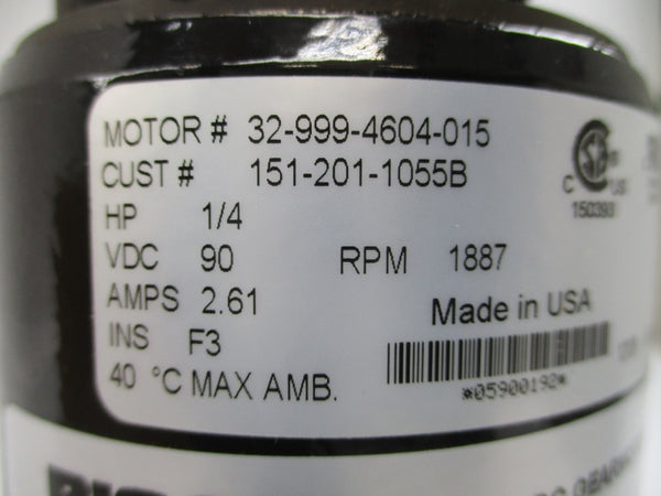 BISON 021-756-4410 32-999-4604-015 SER. 756 90VDC 2.61A NSMP