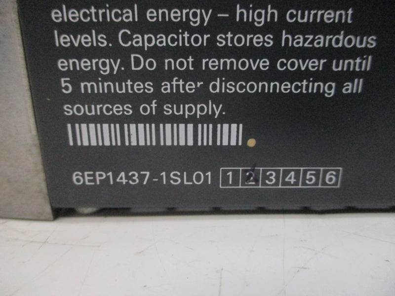 SIEMENS 6EP1437-1SL01 230/400VAC 1.75A NSNP