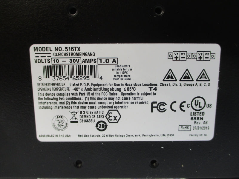 N-TRON 516TX 10-30V 1.0A REV. A6 NSMP