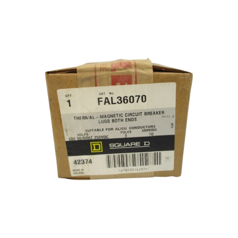 SQUARE D FAL36070 SER. 2 600V 70A (WH/BK) NSFS