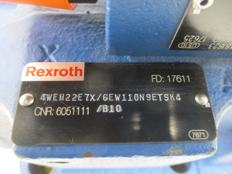 REXROTH 4WEH22E7X/6EW110N9ETSK4/B10 110/120V NSNP